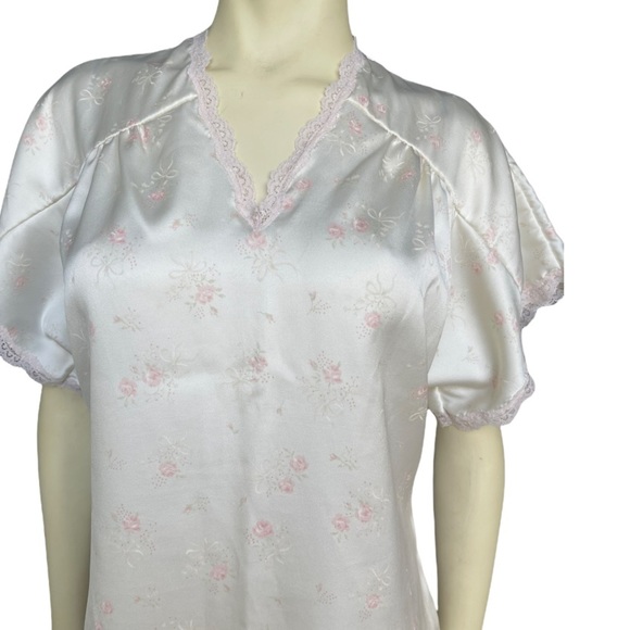 Nightgown Val Mode Seriously Soft Floral Women’s Nightgown - Picture 2 of 6